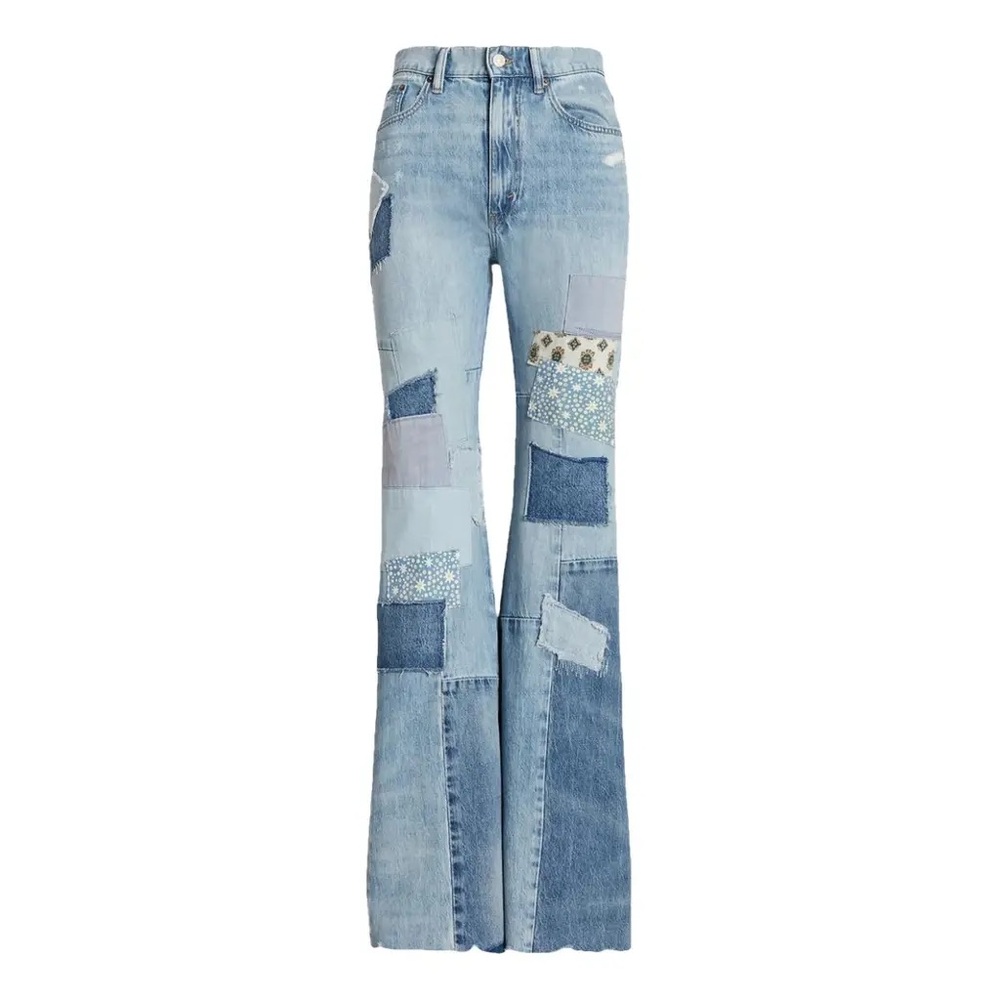 Ralph Lauren Patchwork Flare Jeans